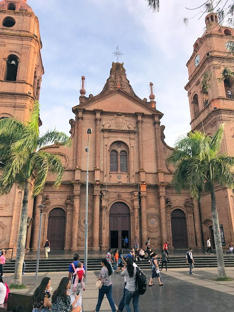 Exterior, Santa Cruz Cathedral.