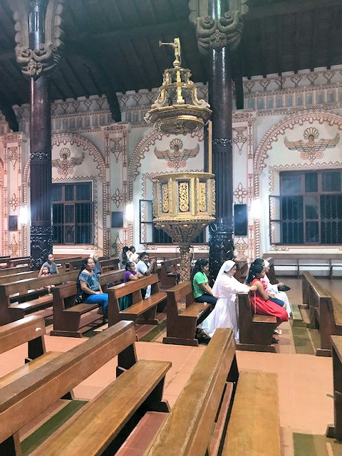 Interior, St. Ignatius Mission Church.